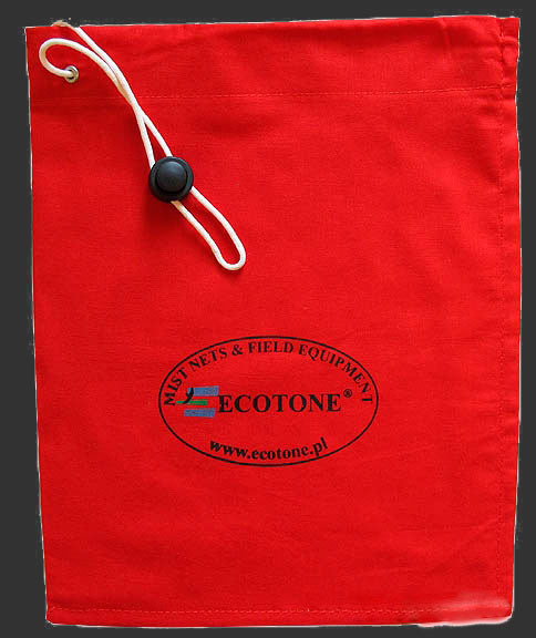 Rengastuspussi   keskikoko, punainen